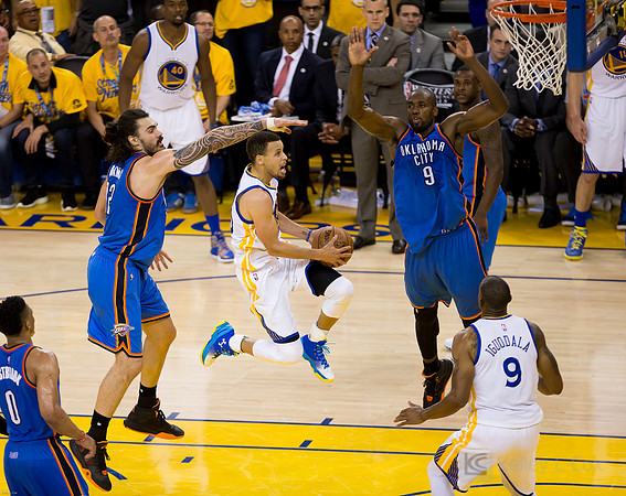 NBA: Playoffs-Oklahoma City Thunder at Golden State Warriors