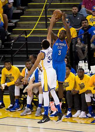 NBA: Playoffs-Oklahoma City Thunder at Golden State Warriors