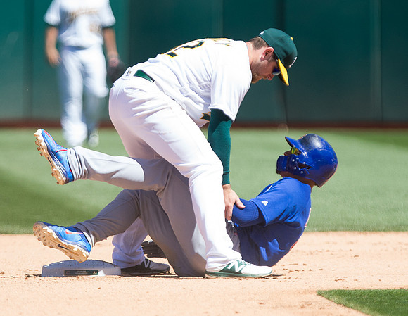 MLB: Chicago Cubs at Oakland Athletics