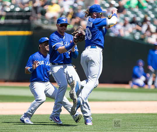 MLB: Toronto Blue Jays at Oakland Athletics