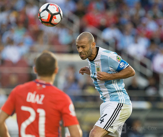 Soccer: 2016 Copa America Centenario-Argentina at Chile