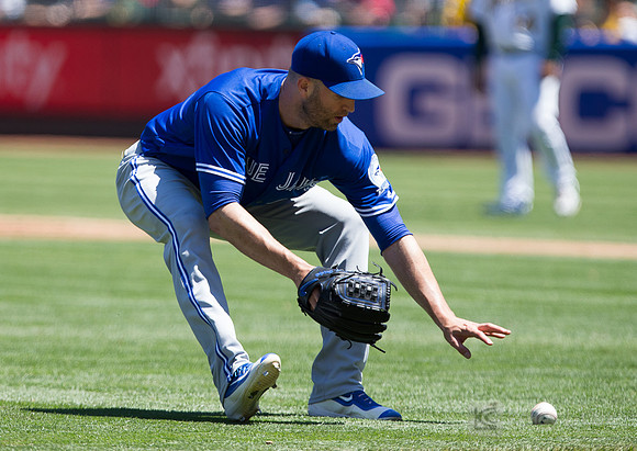 MLB: Toronto Blue Jays at Oakland Athletics