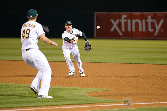 MLB: Los Angeles Angels at Oakland Athletics