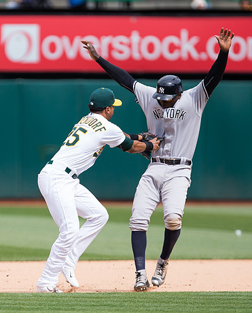 MLB: New York Yankees at Oakland Athletics