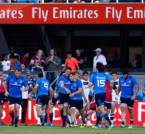 Rugby: International - Men - USA v Italy