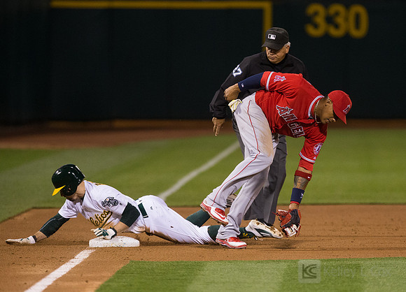 MLB: Los Angeles Angels at Oakland Athletics