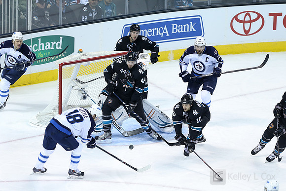 NHL: Winnipeg Jets at San Jose Sharks