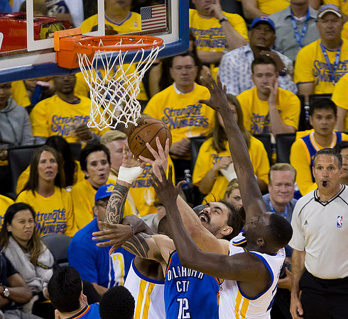 NBA: Playoffs-Oklahoma City Thunder at Golden State Warriors