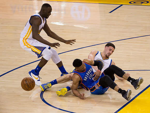 NBA: Playoffs-Oklahoma City Thunder at Golden State Warriors