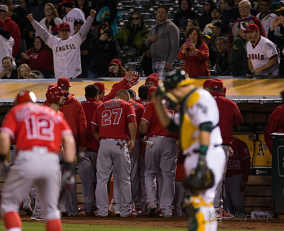 MLB: Los Angeles Angels at Oakland Athletics