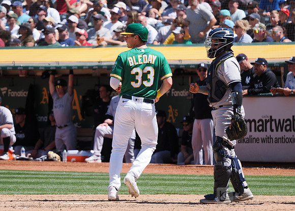 MLB: New York Yankees at Oakland Athletics