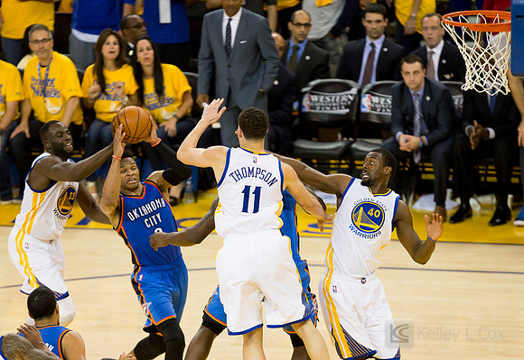 NBA: Playoffs-Oklahoma City Thunder at Golden State Warriors