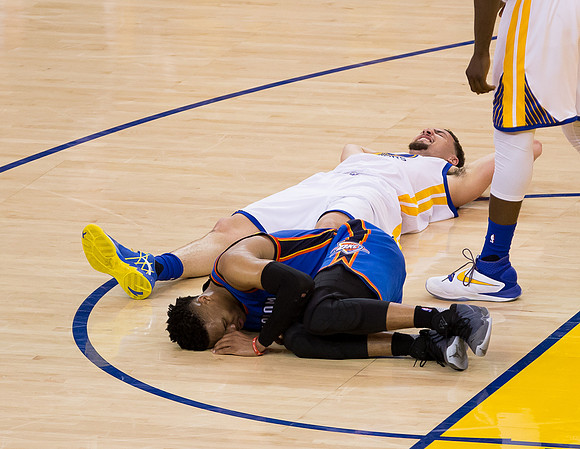 NBA: Playoffs-Oklahoma City Thunder at Golden State Warriors