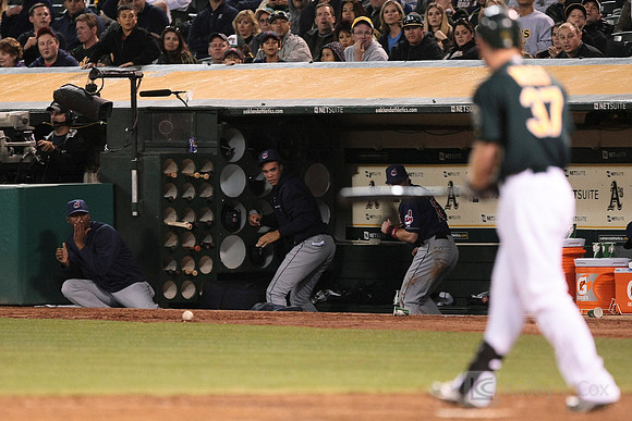 MLB: Cleveland Indians at Oakland Athletics