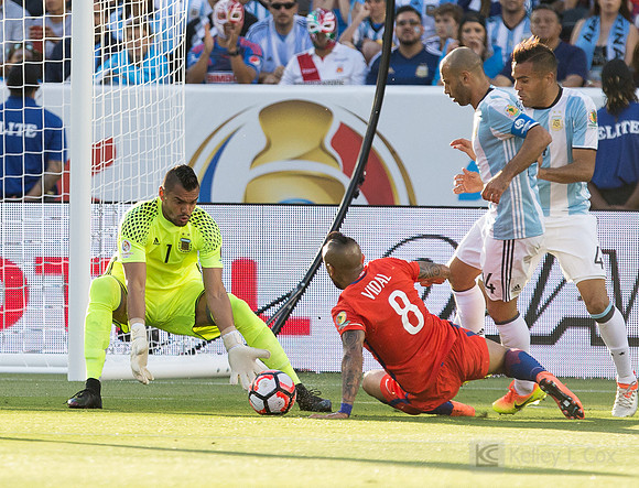 Soccer: 2016 Copa America Centenario-Argentina at Chile