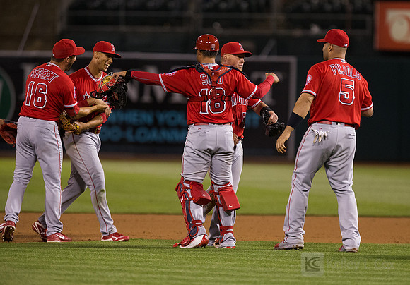 MLB: Los Angeles Angels at Oakland Athletics