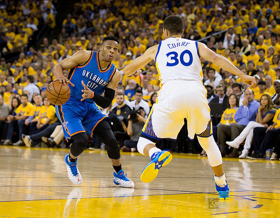 NBA: Playoffs-Oklahoma City Thunder at Golden State Warriors