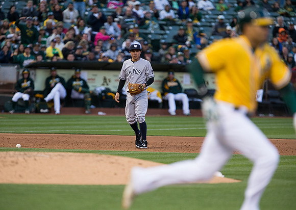 MLB: New York Yankees at Oakland Athletics