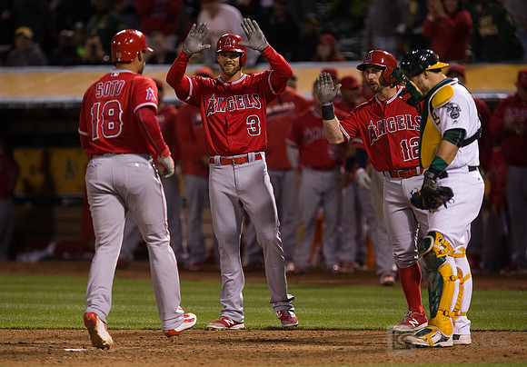 MLB: Los Angeles Angels at Oakland Athletics