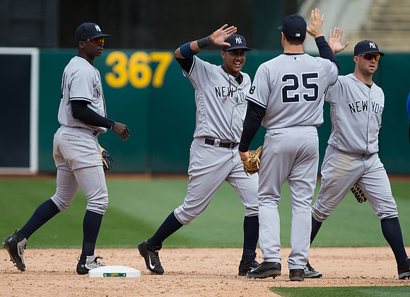 MLB: New York Yankees at Oakland Athletics