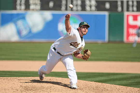 MLB: Los Angeles Angels at Oakland Athletics