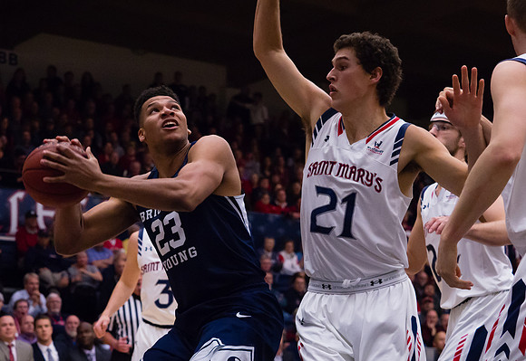 NCAA Basketball: Brigham Young at St. Mary's