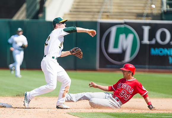 MLB: Los Angeles Angels at Oakland Athletics
