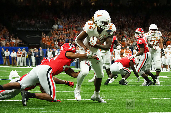 Texas Longhorns wide receiver Lil'Jordan Humphrey (84)