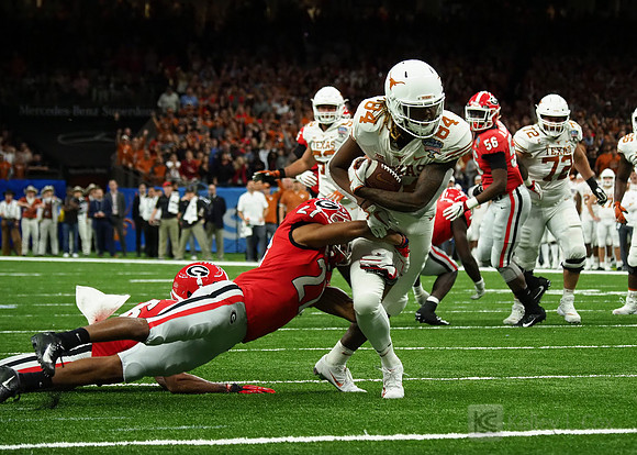 Texas Longhorns wide receiver Lil'Jordan Humphrey (84)