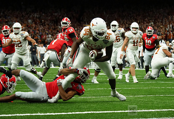 Texas Longhorns wide receiver Lil'Jordan Humphrey (84)