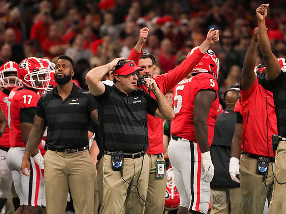 Georgia Bulldogs head coach Kirby Smart