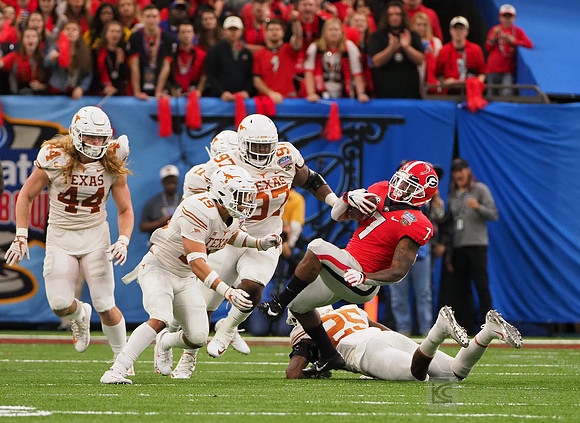 Georgia Bulldogs running back D'Andre Swift (7)