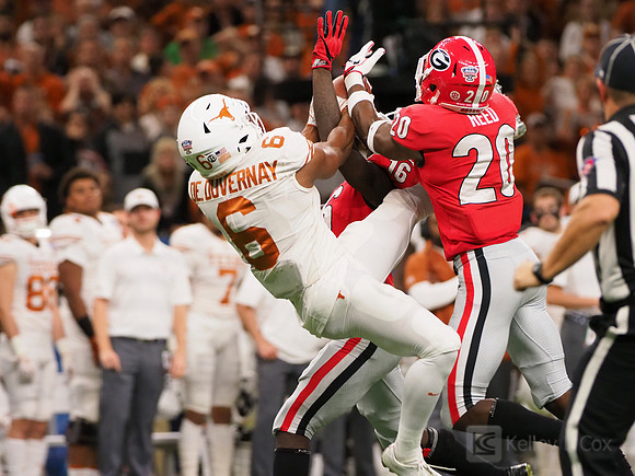 Texas Longhorns wide receiver Devin Duvernay (6), Georgia Bulldo