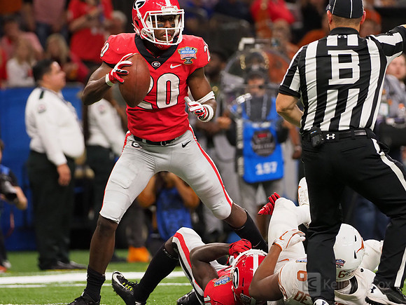 Georgia Bulldogs defensive back J.R. Reed (20)