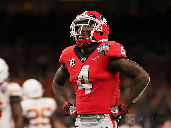 Georgia Bulldogs wide receiver Mecole Hardman (4)