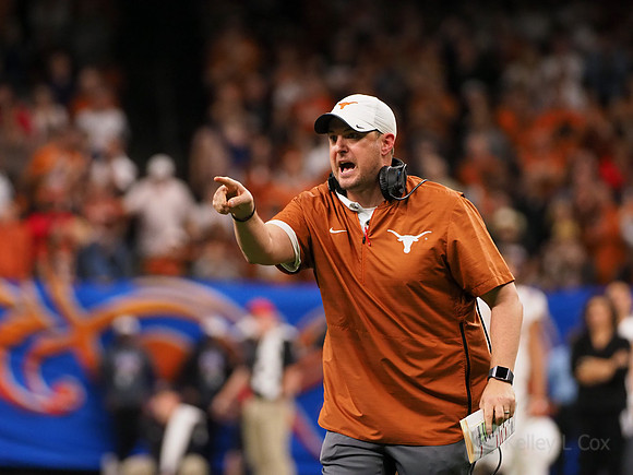 Texas Longhorns head coach Tom Herman