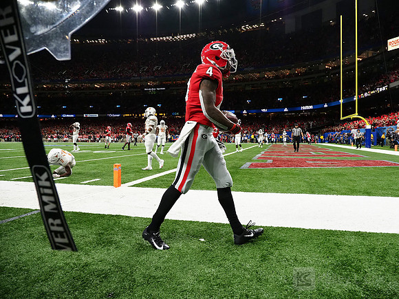 Georgia Bulldogs wide receiver Mecole Hardman (4)