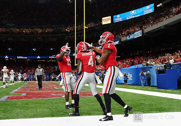 Georgia Bulldogs wide receiver Mecole Hardman (4)