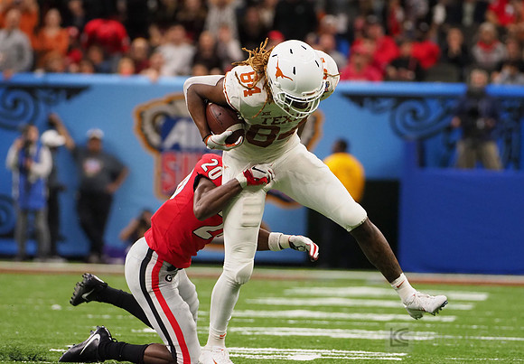 Texas Longhorns wide receiver Lil'Jordan Humphrey (84)