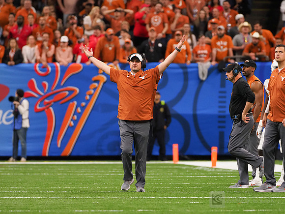 Texas Longhorns head coach Tom Herman