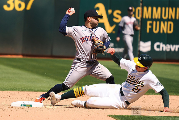 MLB: Houston Astros at Oakland Athletics