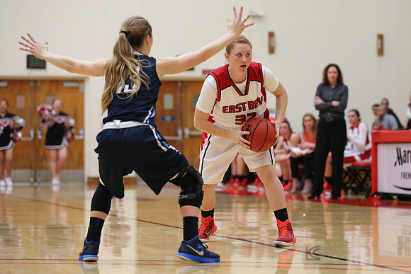 Cal State East Bay Pioneers guard Mo Fegan (32)