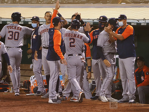 MLB: Houston Astros at Oakland Athletics