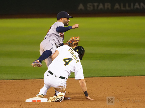 MLB: Houston Astros at Oakland Athletics