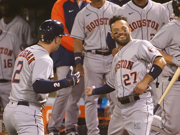 MLB: Houston Astros at Oakland Athletics