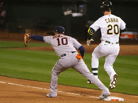 MLB: Houston Astros at Oakland Athletics