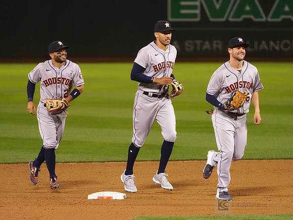 MLB: Houston Astros at Oakland Athletics