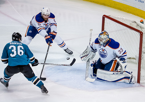 NHL: Stanley Cup Playoffs-Edmonton Oilers at San Jose Sharks