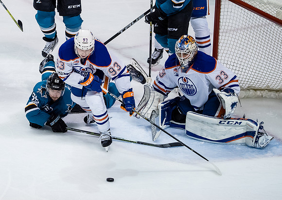 NHL: Stanley Cup Playoffs-Edmonton Oilers at San Jose Sharks