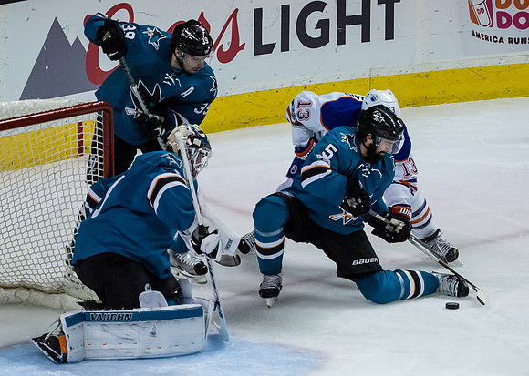 NHL: Stanley Cup Playoffs-Edmonton Oilers at San Jose Sharks